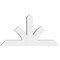 Ekena Millwork Richland Architectural Grade PVC Gable Bracket, 60"W x 32 1/2"H x 6"D x 6"F, 13/12 Pitch GBP060X33X0606RIC00 - alternate 4